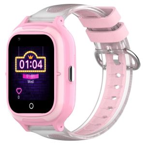 4G Kids Smart Phone Positioning Watch IP67 Waterproof / Video / Voice Calling (Pink)