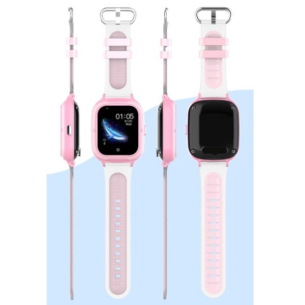 4G Kids Smart Phone Positioning Watch IP67 Waterproof / Video / Voice Calling (Pink) - Image 2