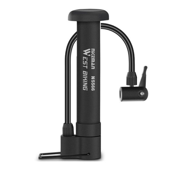 WEST BIKING Mini Bicycle Pump Cycling Equipment (Black)
