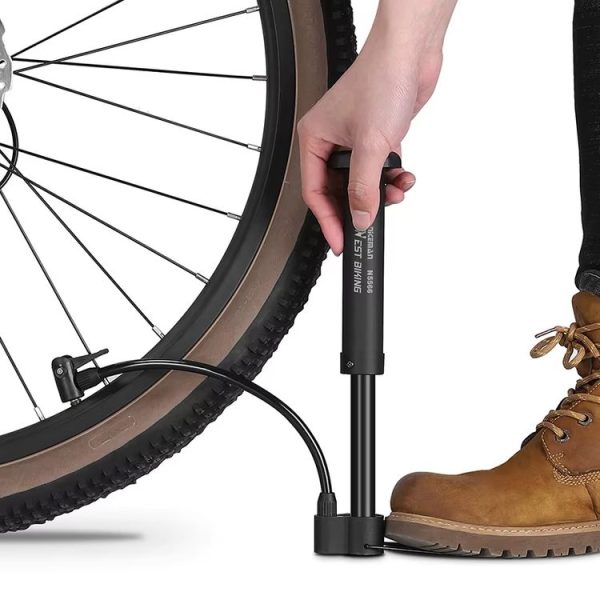 WEST BIKING Mini Bicycle Pump Cycling Equipment (Black) - Image 10