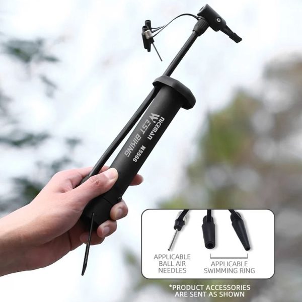 WEST BIKING Mini Bicycle Pump Cycling Equipment (Black) - Image 9