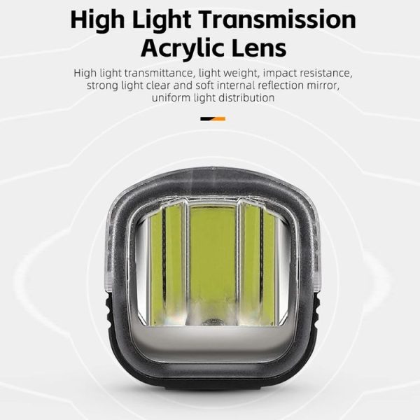 WEST BIKING Bicycle High Lumen Type-C Aluminum Alloy Headlight, Specification: Light Without Holder - Image 4