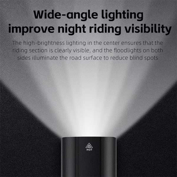 WEST BIKING Bicycle High Lumen Type-C Aluminum Alloy Headlight, Specification: Light Without Holder - Image 9
