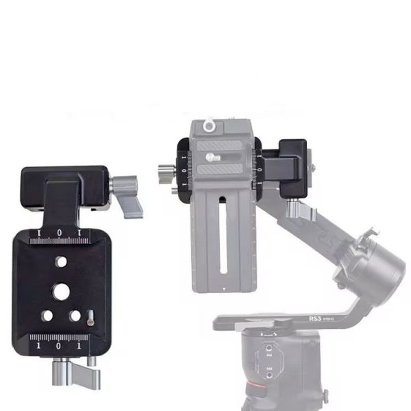DJI Ronin RS 3 Pro / RS 3 / RS 2 Vertical Shooting Plate Mount Stabilizer Accessories (Gray) - Image 2