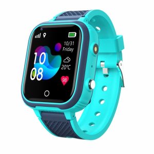 LT21 1.4-Inch 4G Global Full Network IP67 Waterproof WIFI Children Smart Watch (Blue)