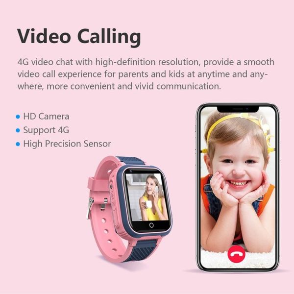 LT21 1.4-Inch 4G Global Full Network IP67 Waterproof WIFI Children Smart Watch (Blue) - Image 5