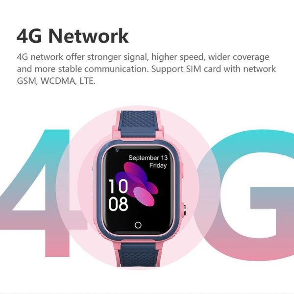 LT21 1.4-Inch 4G Global Full Network IP67 Waterproof WIFI Children Smart Watch (Blue) - Image 6