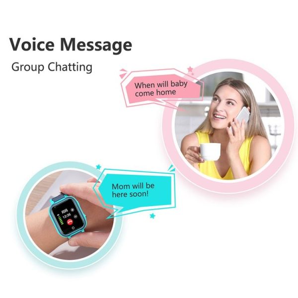 LT21 1.4-Inch 4G Global Full Network IP67 Waterproof WIFI Children Smart Watch (Blue) - Image 7