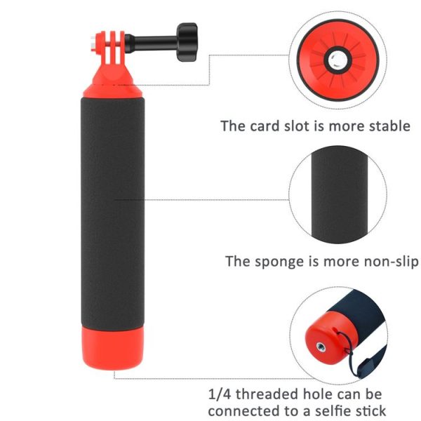 Water Floating Grip with 1 / 4 Inch Screw and Thread For Action Camera Accessories - Image 5