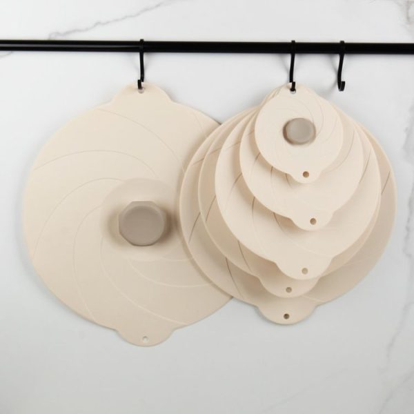 4 inch Household Vacuum Self-Priming Sealed Silicone Freshness Lid Kitchen Rice Cover - Image 6