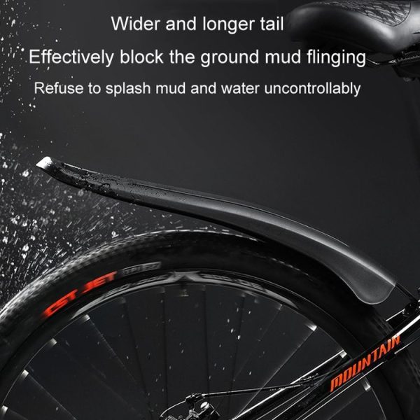 08CY0006 Bike Fenders Set Widen Lengthen Bicycle MTB Front Rear Quick Release Mudguard - Image 10