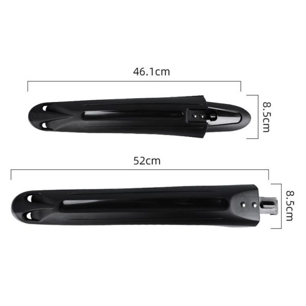 08CY0006 Bike Fenders Set Widen Lengthen Bicycle MTB Front Rear Quick Release Mudguard - Image 3