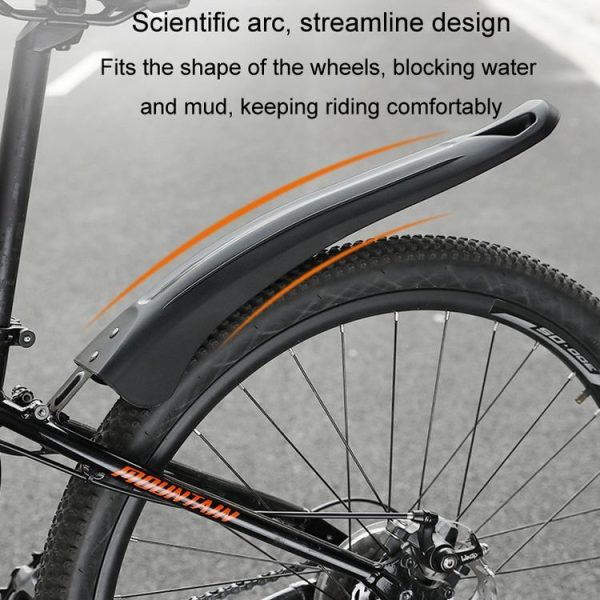 08CY0006 Bike Fenders Set Widen Lengthen Bicycle MTB Front Rear Quick Release Mudguard - Image 8