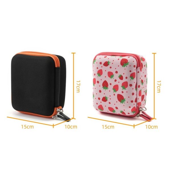 Cwatcun D156 Large Portable Storage Bag Small Microslice Hard Shell Camera Bag (Black) - Image 10
