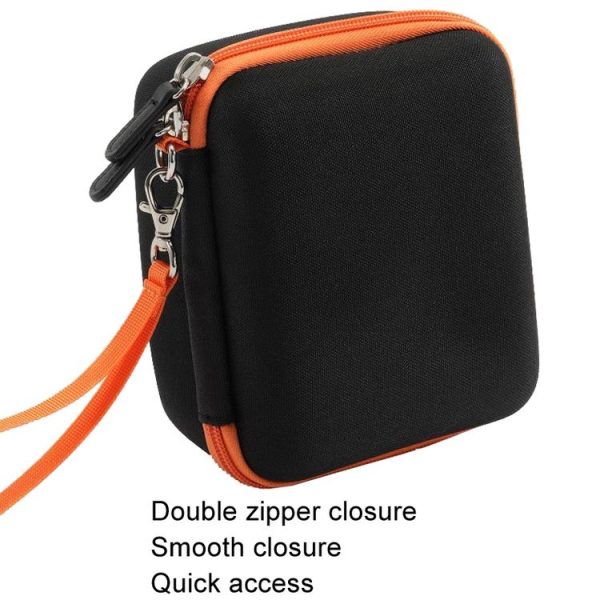 Cwatcun D156 Large Portable Storage Bag Small Microslice Hard Shell Camera Bag (Black) - Image 8