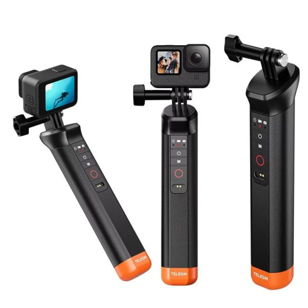 TELESIN Bluetooth Buoyancy Bar 15m Waterproof Depth For GoPro HERO13 / 12 / 11 / 10 / 9 / 8 Black