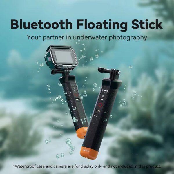 TELESIN Bluetooth Buoyancy Bar 15m Waterproof Depth For GoPro HERO13 / 12 / 11 / 10 / 9 / 8 Black - Image 2