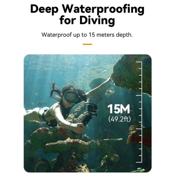 TELESIN Bluetooth Buoyancy Bar 15m Waterproof Depth For GoPro HERO13 / 12 / 11 / 10 / 9 / 8 Black - Image 3