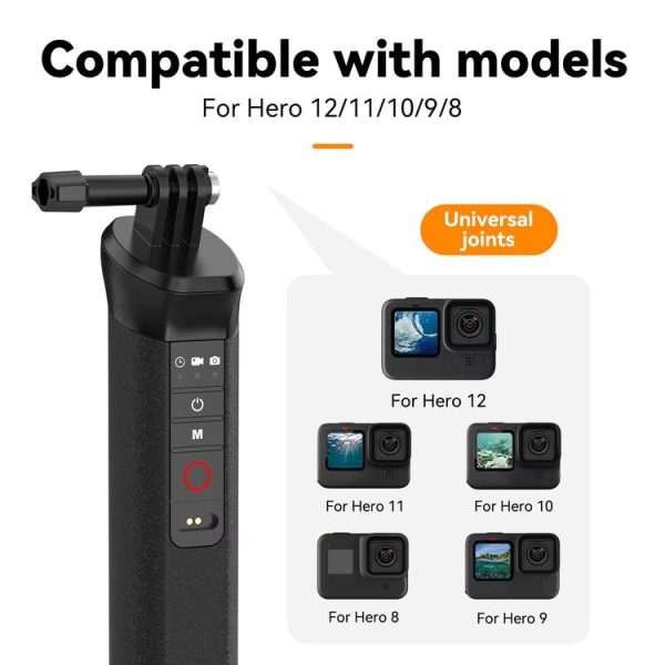 TELESIN Bluetooth Buoyancy Bar 15m Waterproof Depth For GoPro HERO13 / 12 / 11 / 10 / 9 / 8 Black - Image 7