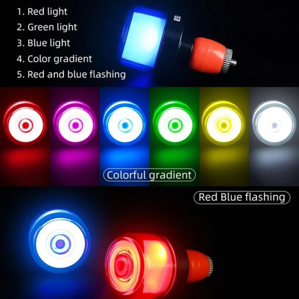ESLNF Bike Handlebar Light LED Bicycle Turn Signal Cycling Light Waterproof Safety Warning Indicator Lamp, Style: Normal - Image 10