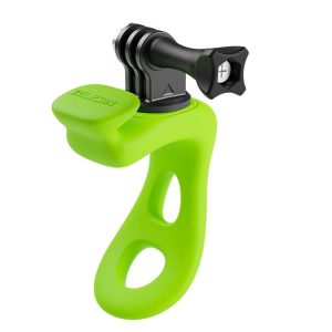 TELESIN Action Camera Mount Silicone Adjustable Mini Flexible Bracket For GoPro HERO / Insta360 / DJI Action Camera (Green)