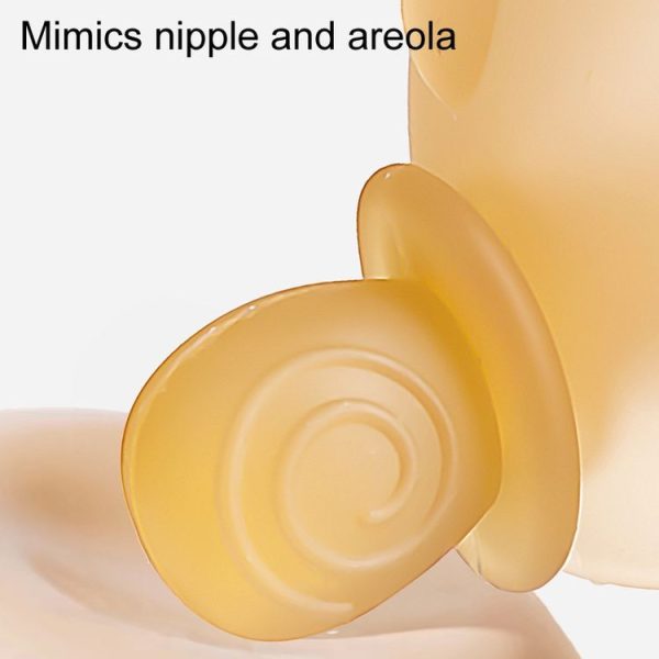 Baby Small Months Boiled Teething Toys Soothing Silicone Teether (Yellow) - Image 10