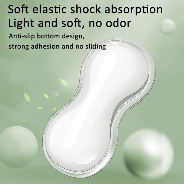 Cool Silicone Keyboard Wrist Rest Mouse Pad Relieve Wrist Fatigue, Spec: Small Transparent - Image 5