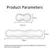 Cool Silicone Keyboard Wrist Rest Mouse Pad Relieve Wrist Fatigue, Spec: Small Transparent - Image 9