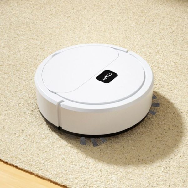 Automatic Mini Sweeping Robot Mopping Sweeping Suction 3 In 1 Cleaning Machine, Color: White Rechargeable - Image 2