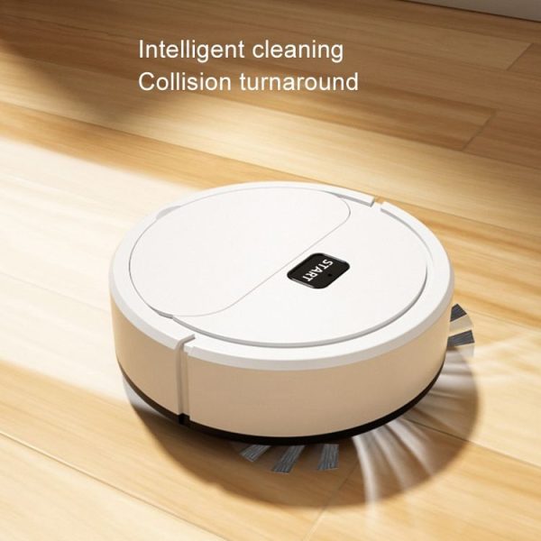 Automatic Mini Sweeping Robot Mopping Sweeping Suction 3 In 1 Cleaning Machine, Color: White Rechargeable - Image 5
