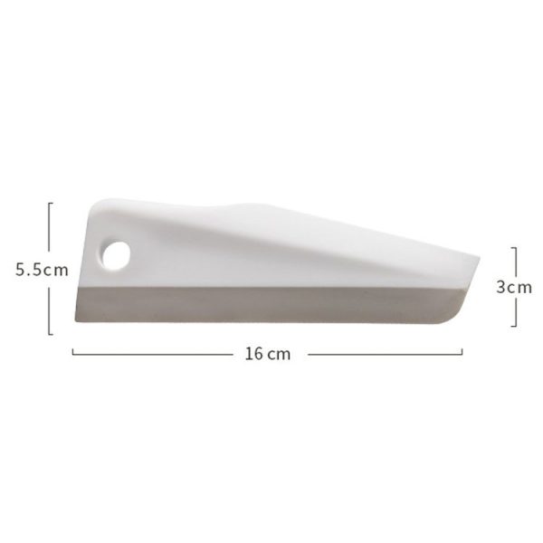 Multifunctional Kitchen Bathroom Toilet Countertop Manual Cleaning Scraper (Beige) - Image 3