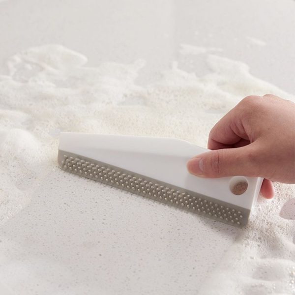 Multifunctional Kitchen Bathroom Toilet Countertop Manual Cleaning Scraper (Beige) - Image 9