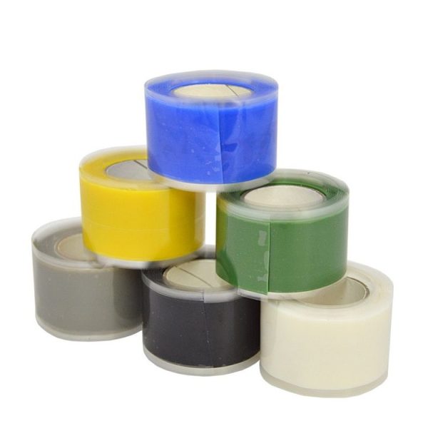 Silicone Self-adhesive Tape Double-sided Self-melting Kayak Handle Seamless Tape, Gui Ge Xing Hao: Black - Image 2