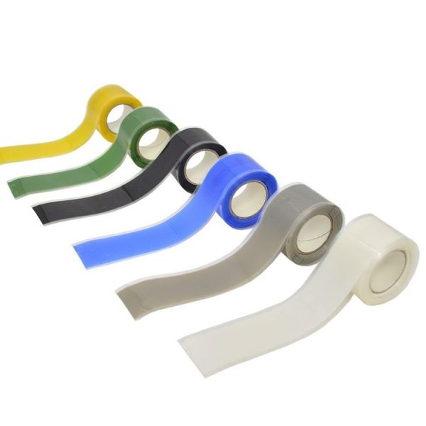 Silicone Self-adhesive Tape Double-sided Self-melting Kayak Handle Seamless Tape, Gui Ge Xing Hao: Black - Image 3