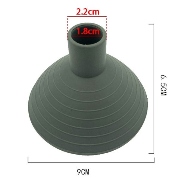 9 x 6.5cm Agricultural Plastic Watering Sprinkler Nozzle Small Spraying Nursery Gardening Tools (Gray) - Image 3