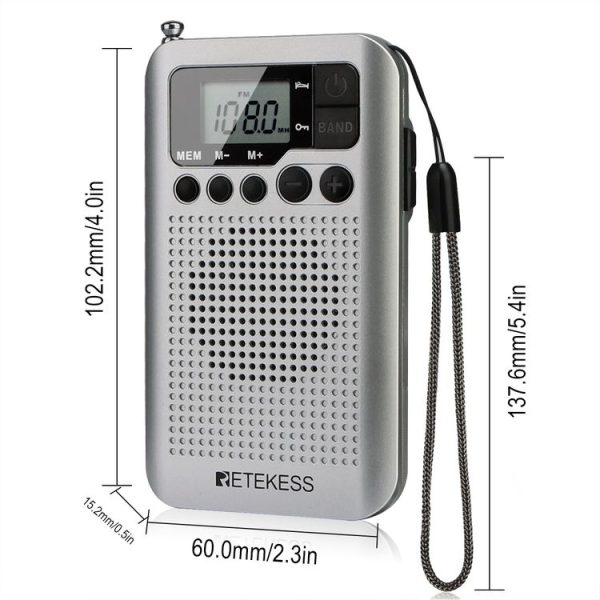 RETEKESS TR106 Portable Radio With Sleep Timer - Image 5