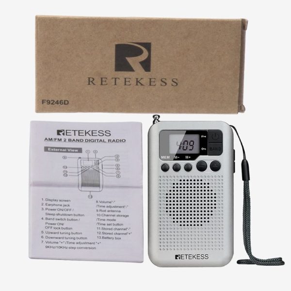 RETEKESS TR106 Portable Radio With Sleep Timer - Image 6