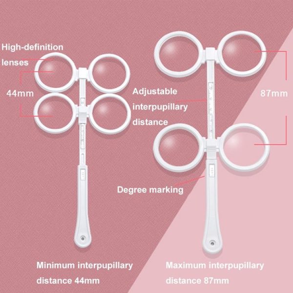 50 (20 / 40) Children Vision Training Adjustable Interpupillary Distance Flip Racket - Image 4