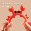 Crab Shaped Silicone Spatula Rack Holder Steam Release Overflow Kitchen Gadgets (Orange) - Image 4