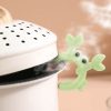 Crab Shaped Silicone Spatula Rack Holder Steam Release Overflow Kitchen Gadgets (Orange) - Image 5