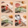 Crab Shaped Silicone Spatula Rack Holder Steam Release Overflow Kitchen Gadgets (Orange) - Image 7