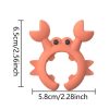Crab Shaped Silicone Spatula Rack Holder Steam Release Overflow Kitchen Gadgets (Orange) - Image 8