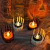 Halloween LED Candle Light Ghost Festival Decoration Palm Rest Night Light Horror Layout Prop (White) - Image 6