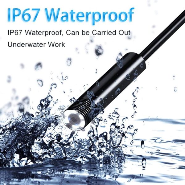 2.4 inch Screen Fuel Tank Inspection Night Vision 8mm Endoscope, Length: 1m Hard Wire - Image 4