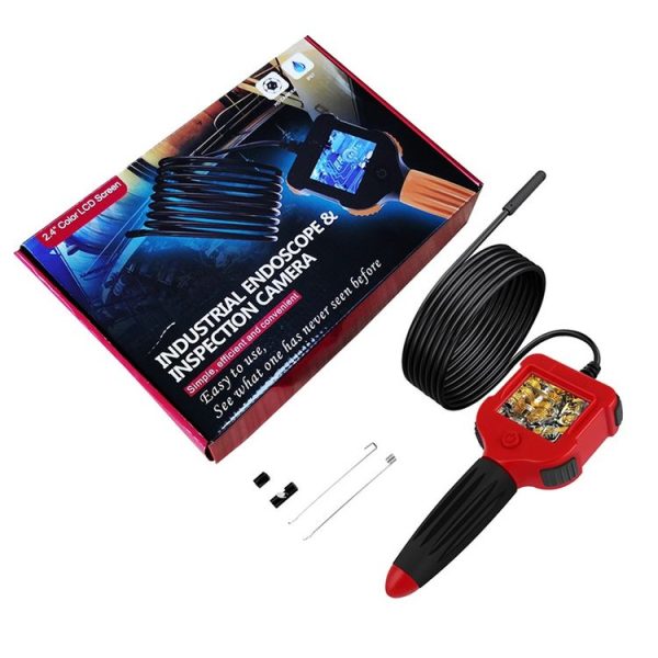 2.4 inch Screen Fuel Tank Inspection Night Vision 8mm Endoscope, Length: 1m Hard Wire - Image 8