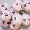 LED Halloween Decoration Atmosphere Layout Ghost Face Light String, Model: 1.5m 10 LEDs Always On (Warm White) - Image 4