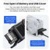 DJI Osmo Action 5 Pro aMagisn Silicone Protective Case with Lanyard and Lens Cap (Black) - Image 6