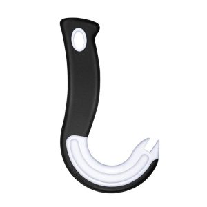 Hook Can Opener Manual Bottle Opener Kitchen Labor Saving Multifunction Driver (Black And White)