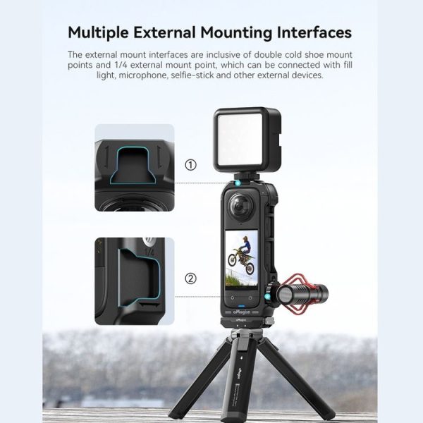 Insta360 X4 aMagisn Quick-release Plastic Rabbit Cage Expansion Frame - Image 9