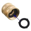 3 / 4GHT Brass Internal External Thread American Adapter Garden Hose Connector, Gui Ge Xing Hao: 2pcs / Pack Female Two-way Swivels - Image 6
